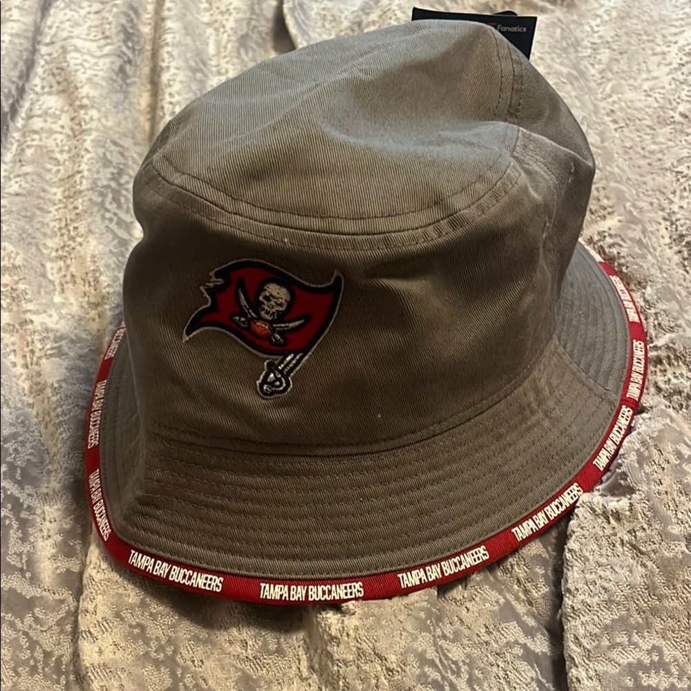 NFL Tampa Bay Buccaneers Tan Bucket Hat